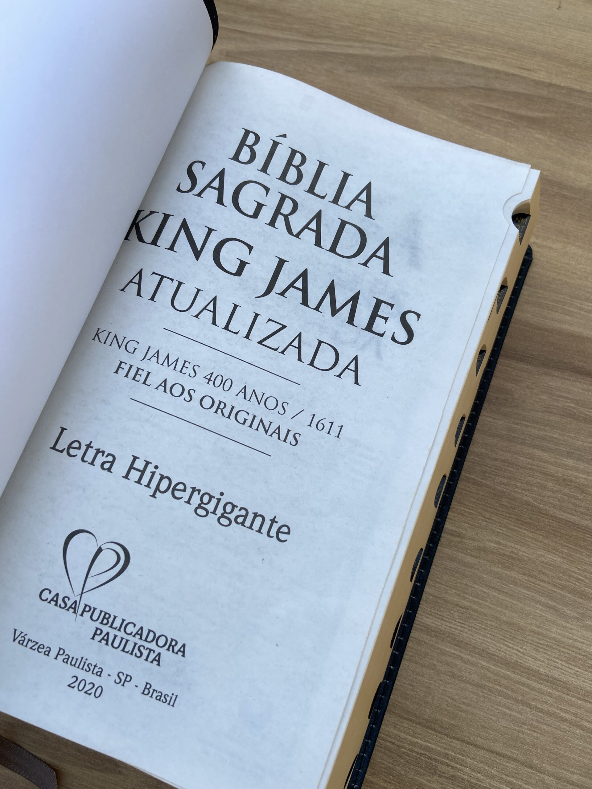 Bíblia de Estudo King James Atualizada, 1611